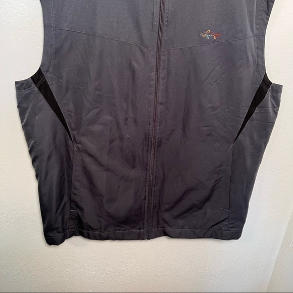 Greg Norman for Tasso Elba Outdoor Vest Dark Gray - Picture 4 of 11
